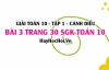Giải bài 3 trang 30 Toán 10 tập 1 SGK Cánh Diều: Bất phương trình bậc nhất 2 ẩn